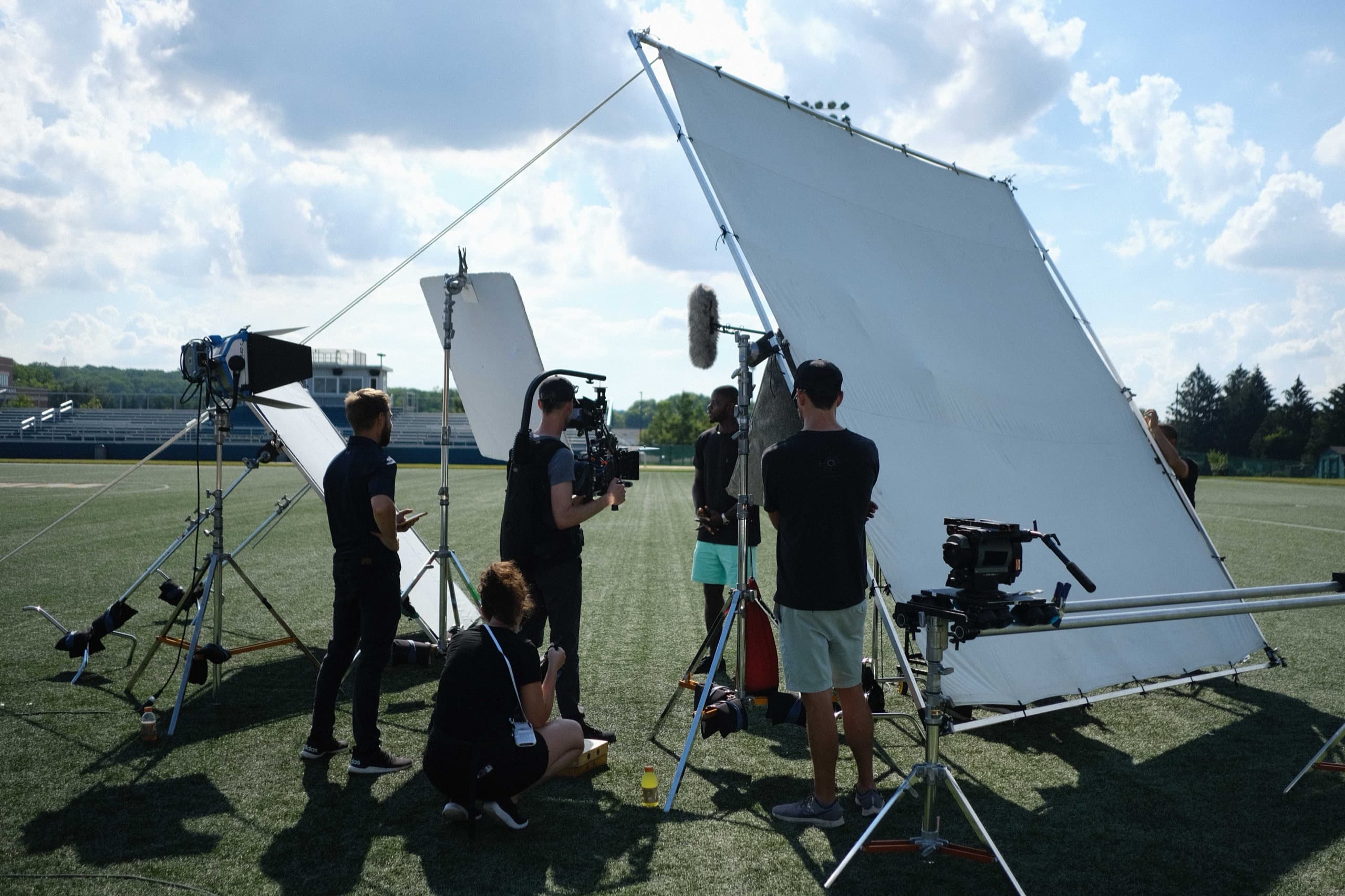 Doozy Crew filming on location